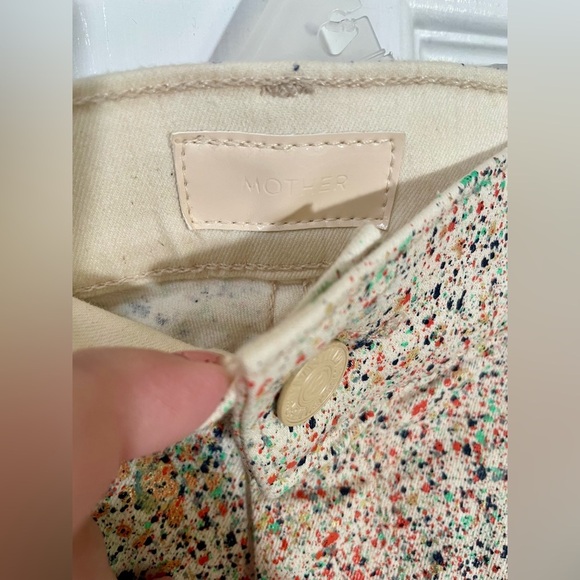 MOTHER Jeans Women’s 26 The Vamp Dead On The Dance Floor Ankle Slit Skinny - Picture 4 of 14